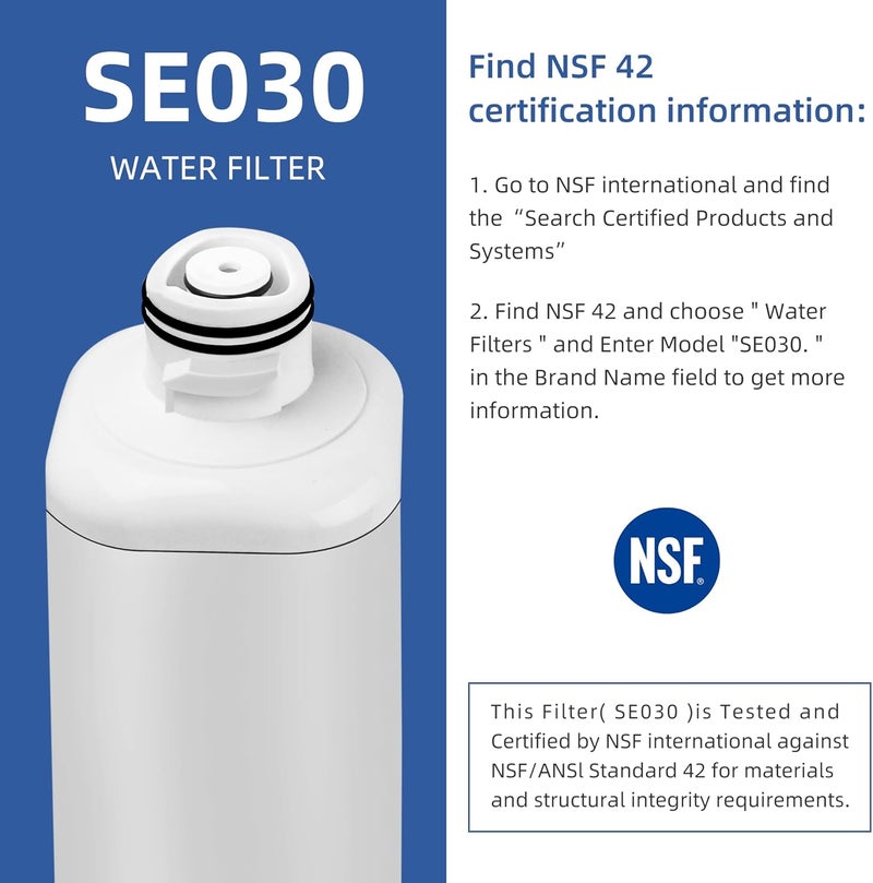 SETFEEL DA97-17376B Water Filter Replacement for Samsung Refrigerator Rs27t5200sr Rs22t5201sr Rf27t5201sr Rf29a9671sr Haf-qin/exp rf27t5241sr rf28t5001sr rf27t5201sg rf28r7201sr rf28r7351sr, 2 Pack - Image 3